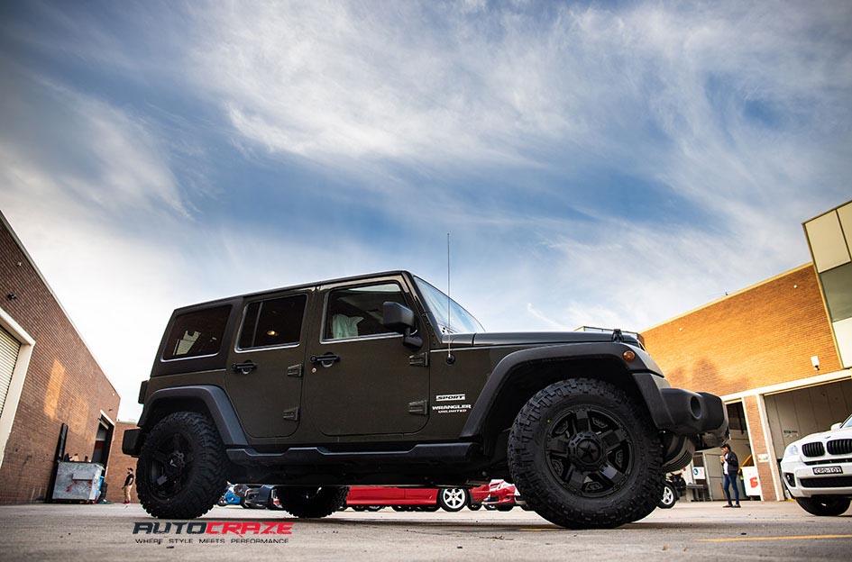 JEEP WRANGLER ROCKSTAR XD 2 MATTE BLACK